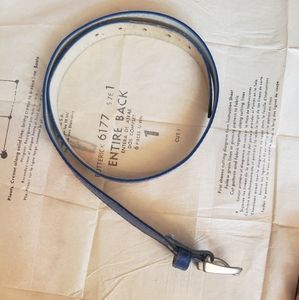 Vintage blue belt